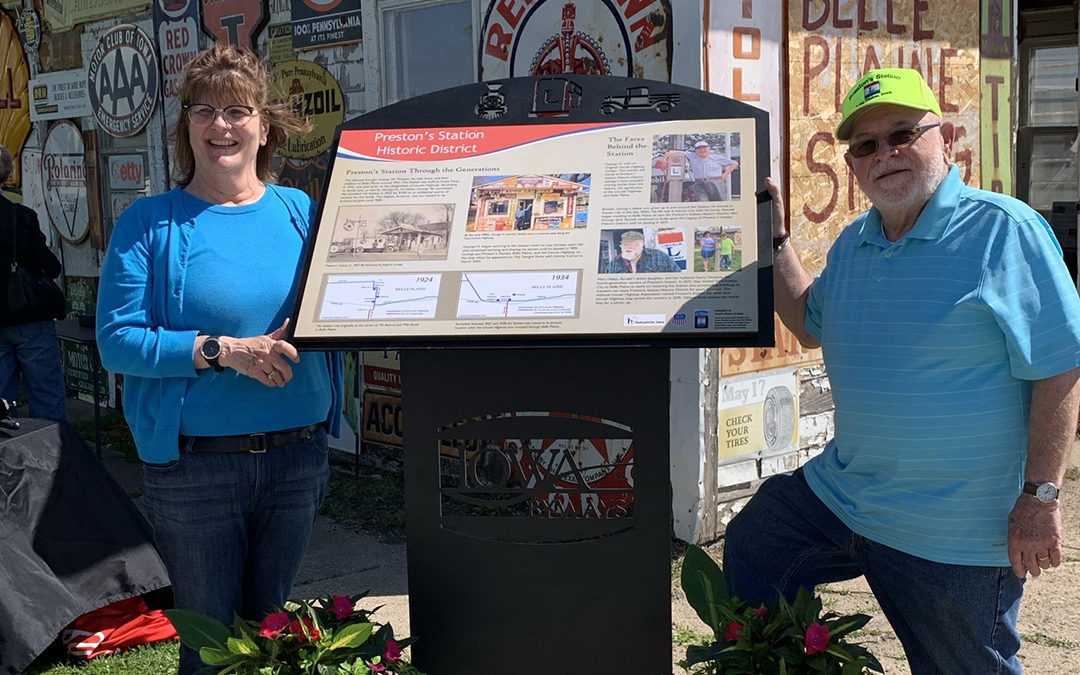 Prairie Rivers of Iowa Unveils Two Interpretive Panels Showcasing History and Geography Along the Lincoln Highway Heritage Byway