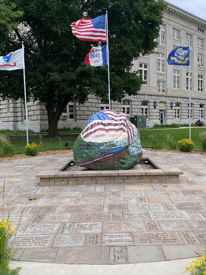 Freedom Rock in Boone along the Lincoln Highway