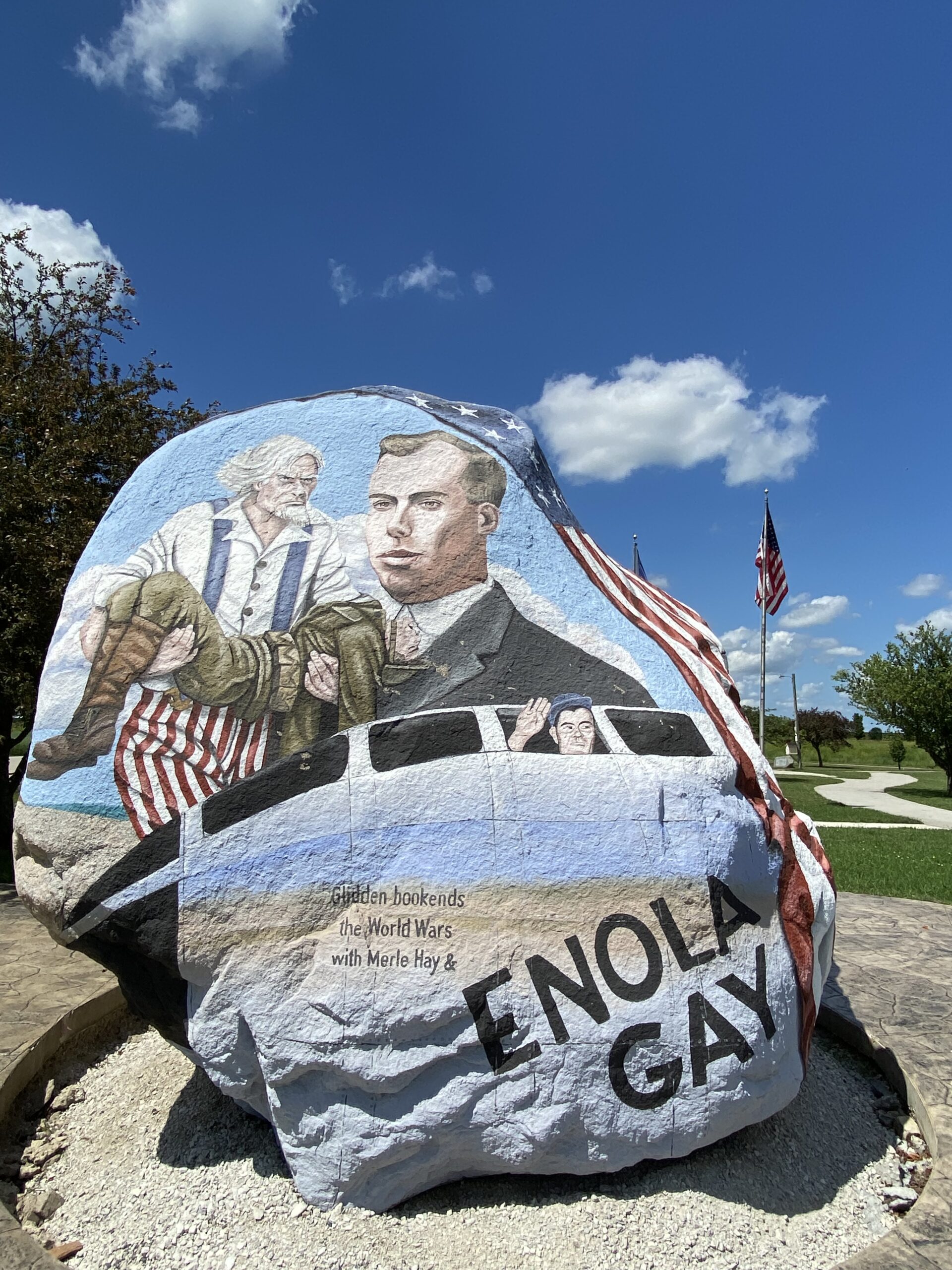 Liberty Rock in Glidden on the Lincoln Highway