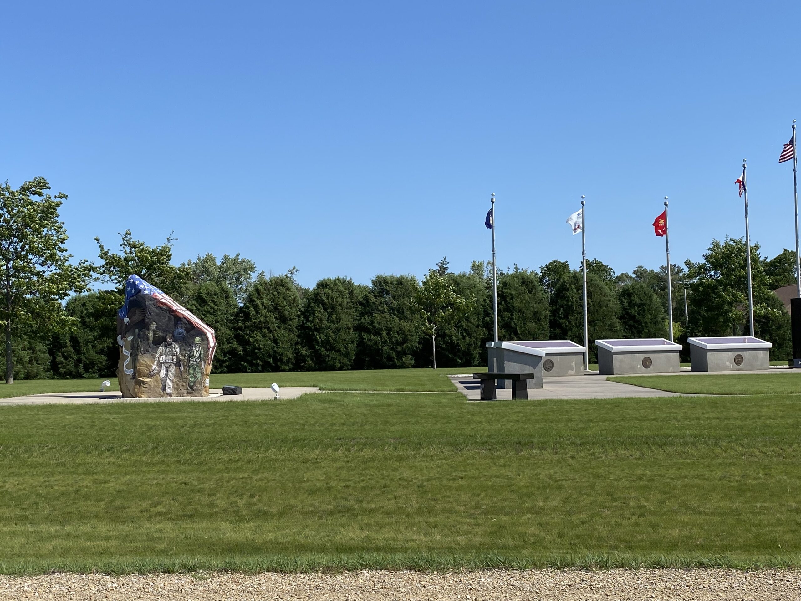 Tama County Freedom Rock from road