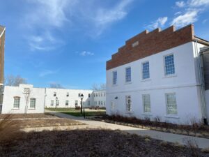 The 1923 addition to the Woolen Mill and other expansion buildings are now part of Hotel Millright. 