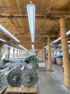 The interior of the Woolen Mill today.