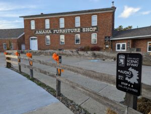 The Amana Furniture Shop still makes handcrafted furniture and Clocks today.